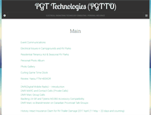 Tablet Screenshot of pgtto.com